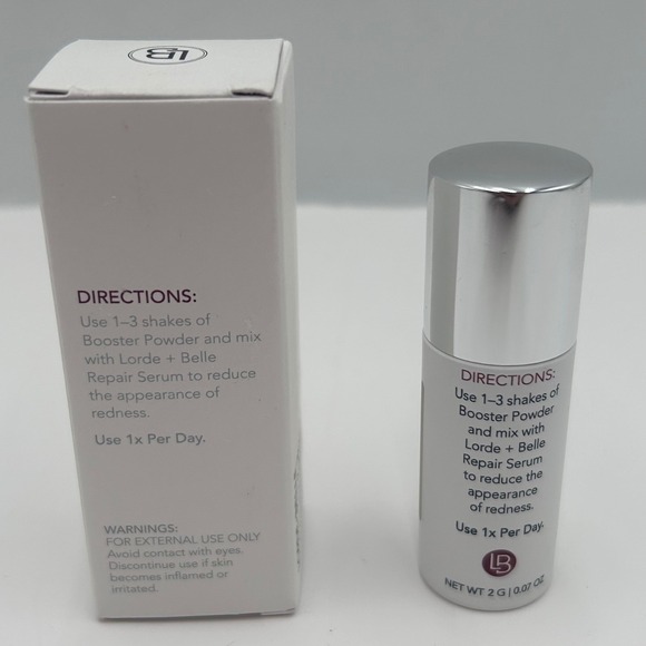 Lorde + Belle Redness Relief Booster 2g 0.07oz Niacinamide Aloe Powder New - Picture 5 of 9